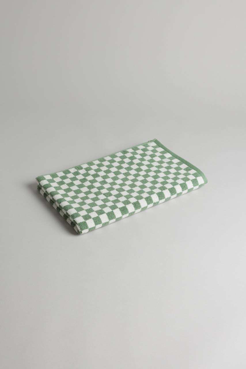 Bath Mat in Sage & Chalk