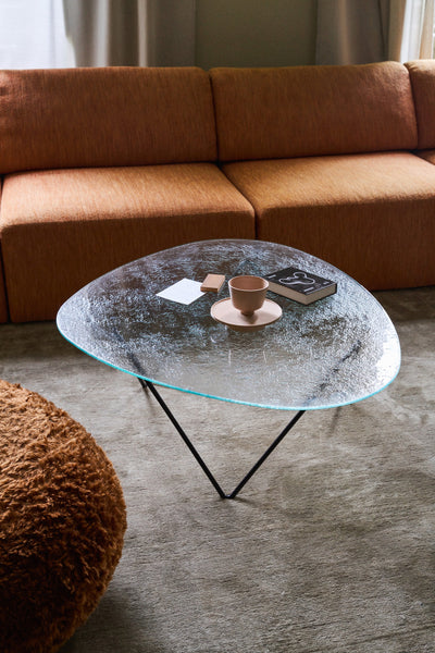 Pedrera Coffee Table Structured Glass