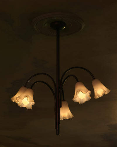 Flora 5 Arm Chandelier
