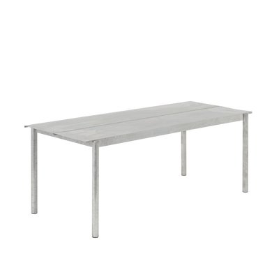 Linear Galvanised Steel Table