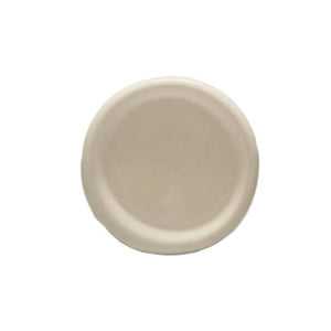 Rolled Rim Snack Plate